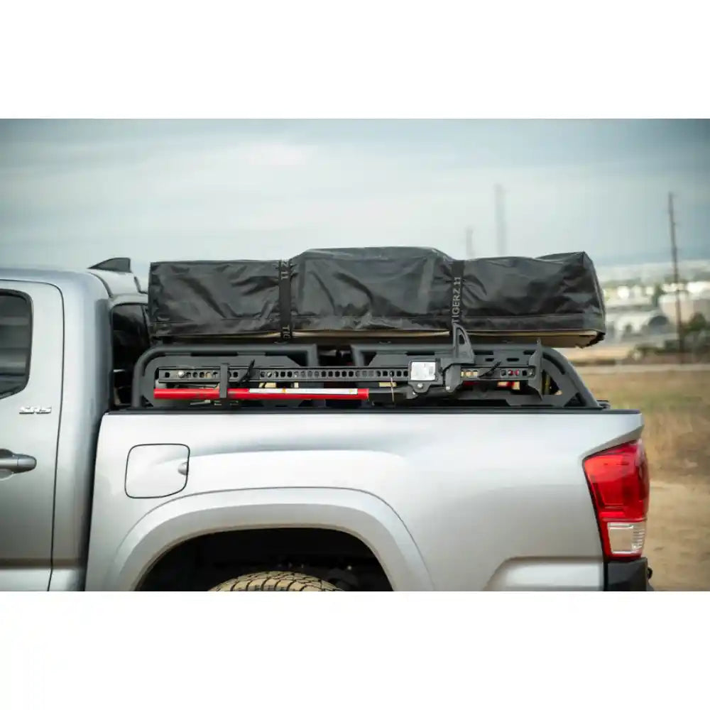 Cargo mounted on the bed rack
