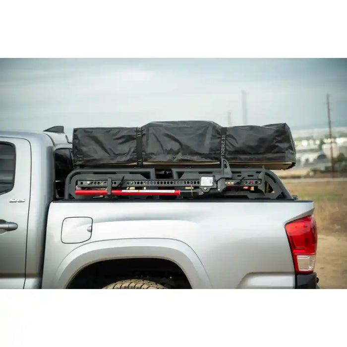 Cargo mounted on the bed rack