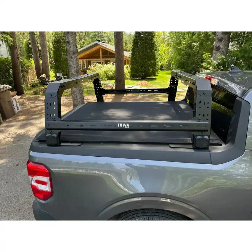 Tuwa Pro bed rack mounted on tonneau