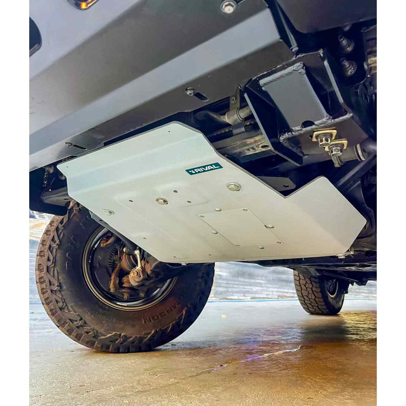 rival skid plate mounted on land cruiser