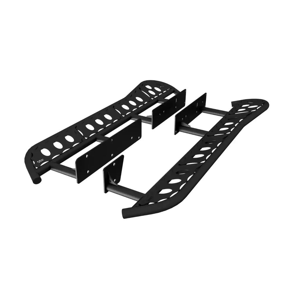 angled view of the sliders in white background