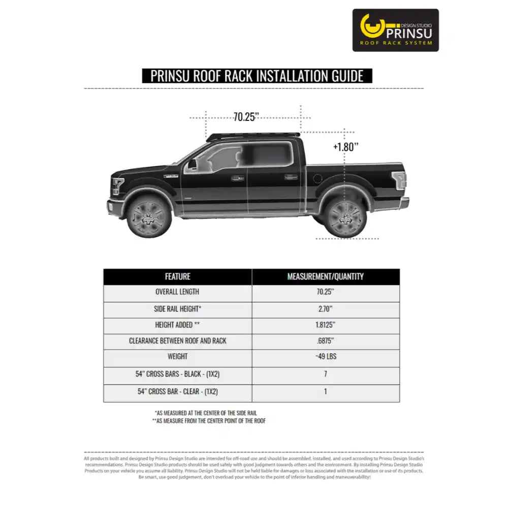13th Gen Ford F-150 Spec Sheet
