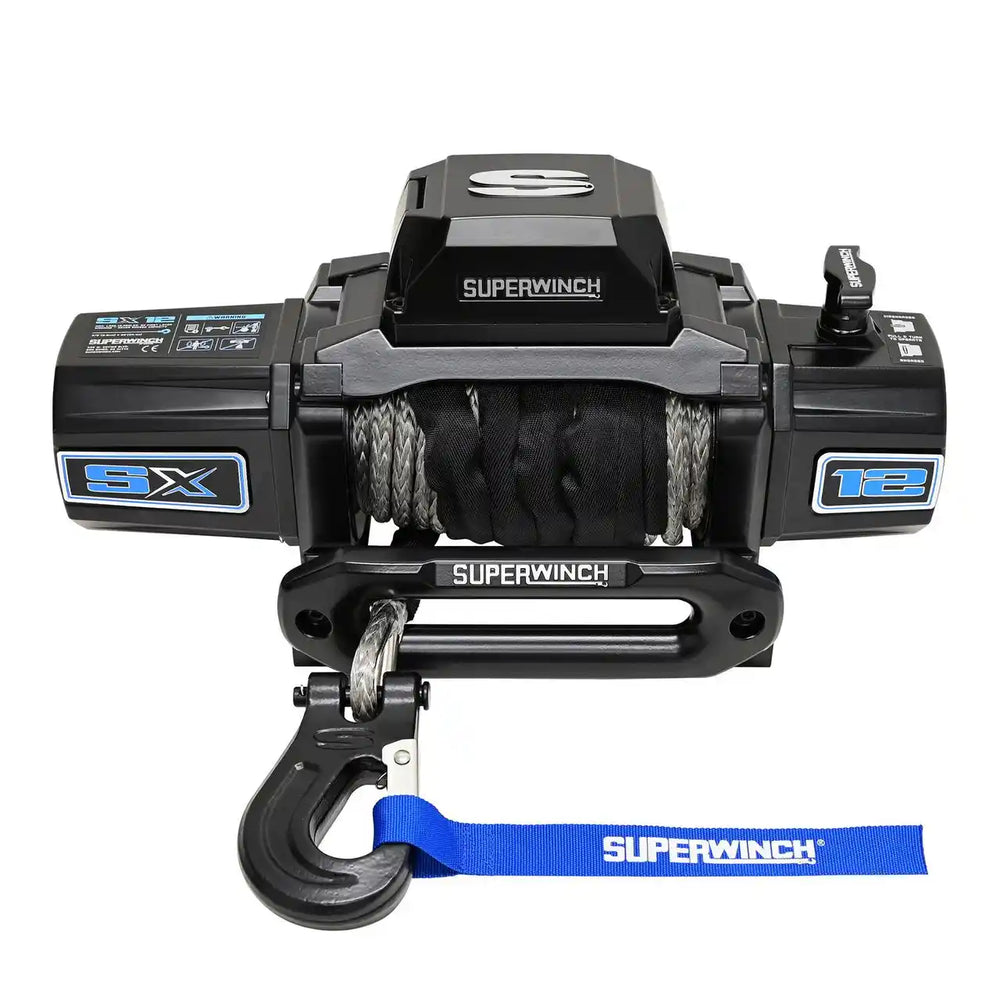 Superwinch SX12SR 12000lb Winch with Synthetic Rope