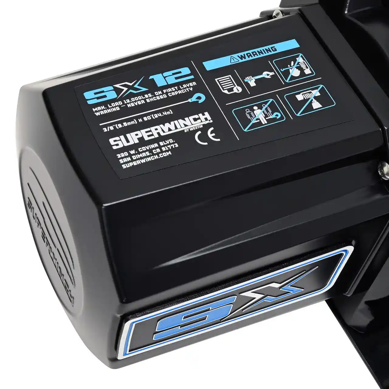 Superwinch SX12SR 12000lb Winch with Synthetic Rope