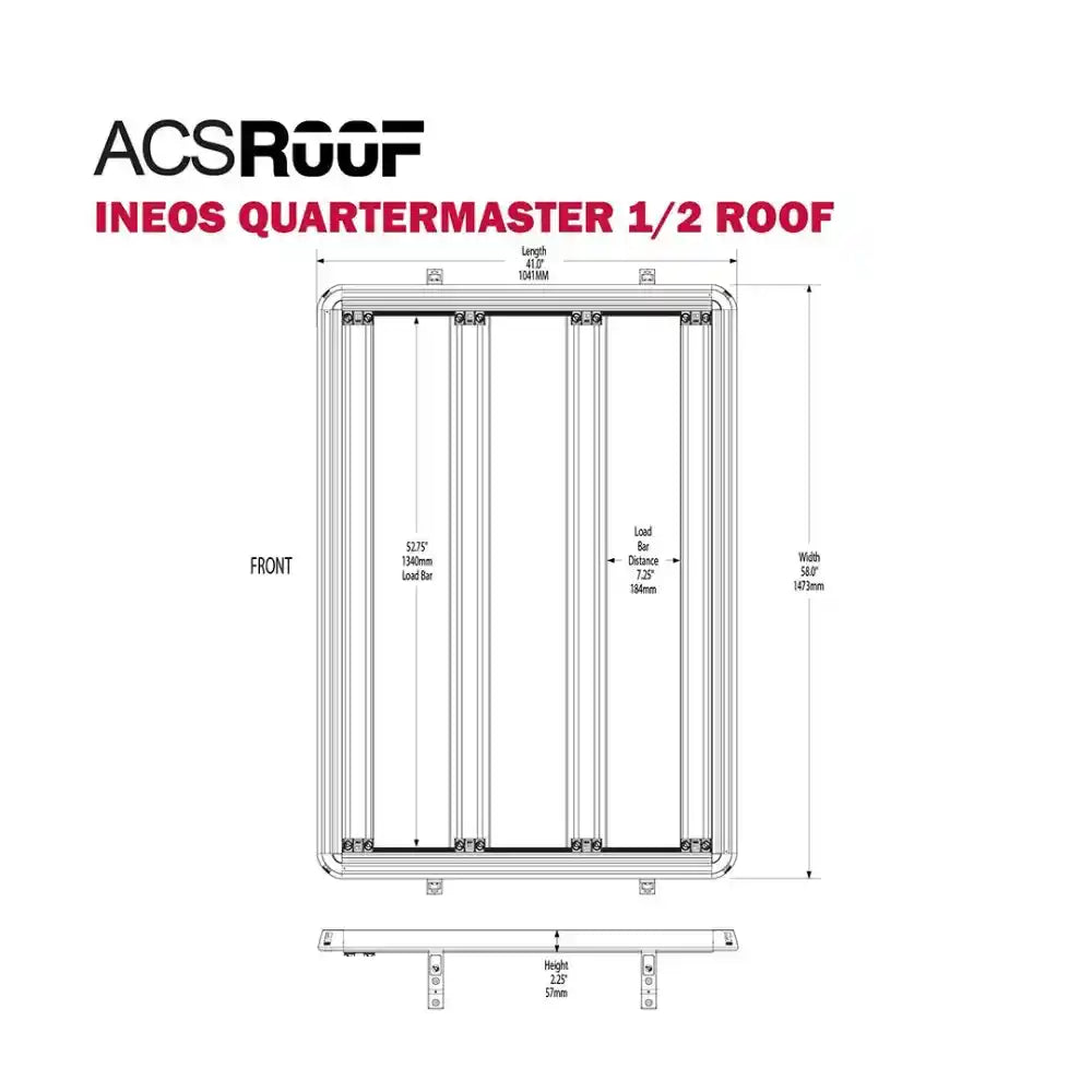 Leitner Designs ACS Roof Platform Rack for INEOS Quartermaster 2024+