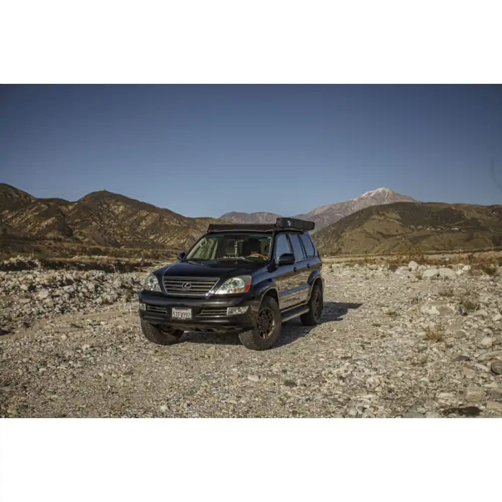Lexus GX470 Prinsu Roof Rack Front Angle