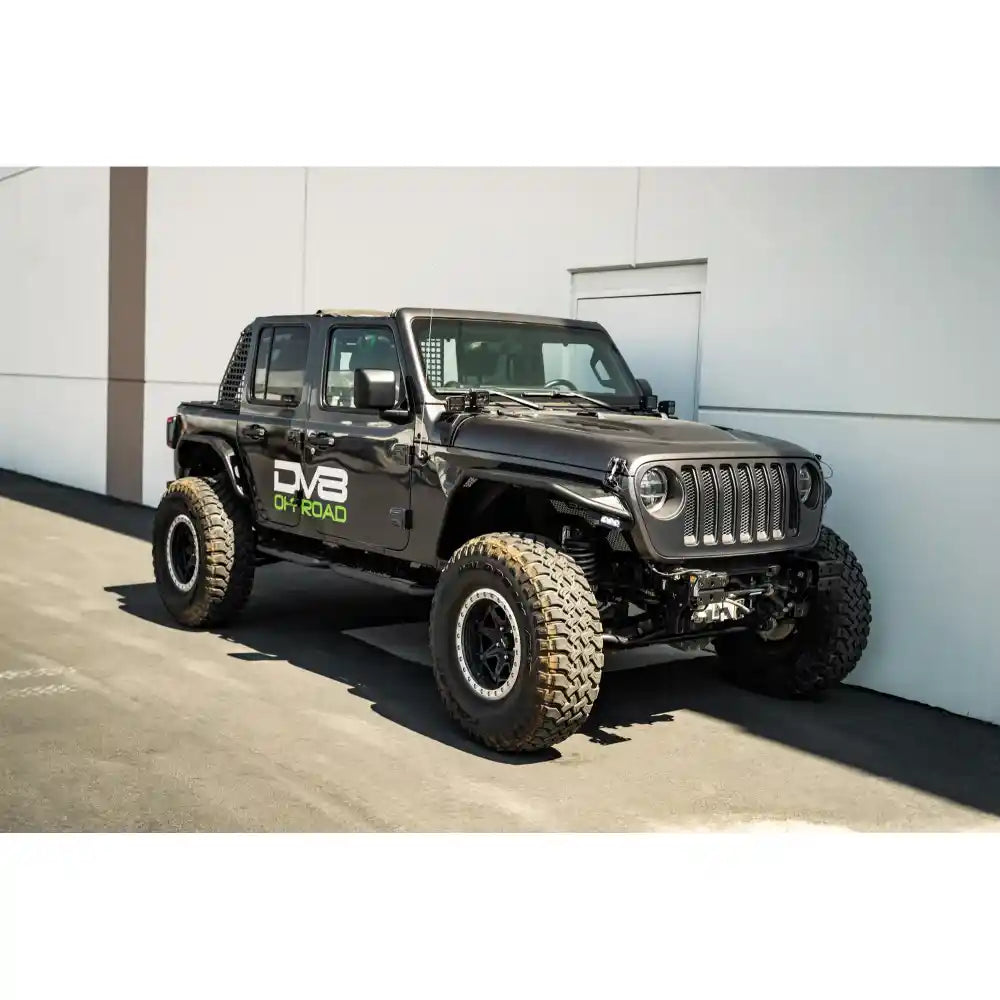 DV8 Offroad 2018+ Jeep Wrangler JL | OE Plus 4-Door Side Steps