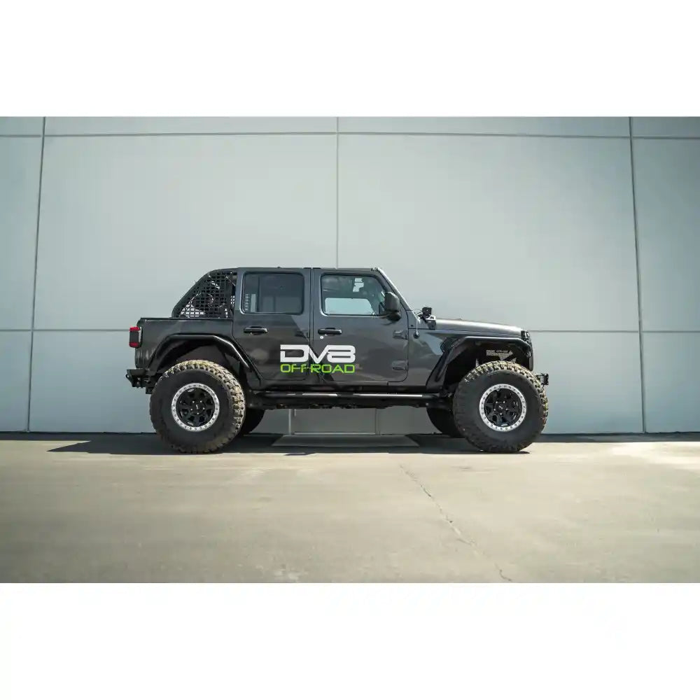 DV8 Offroad 2018+ Jeep Wrangler JL | OE Plus 4-Door Side Steps