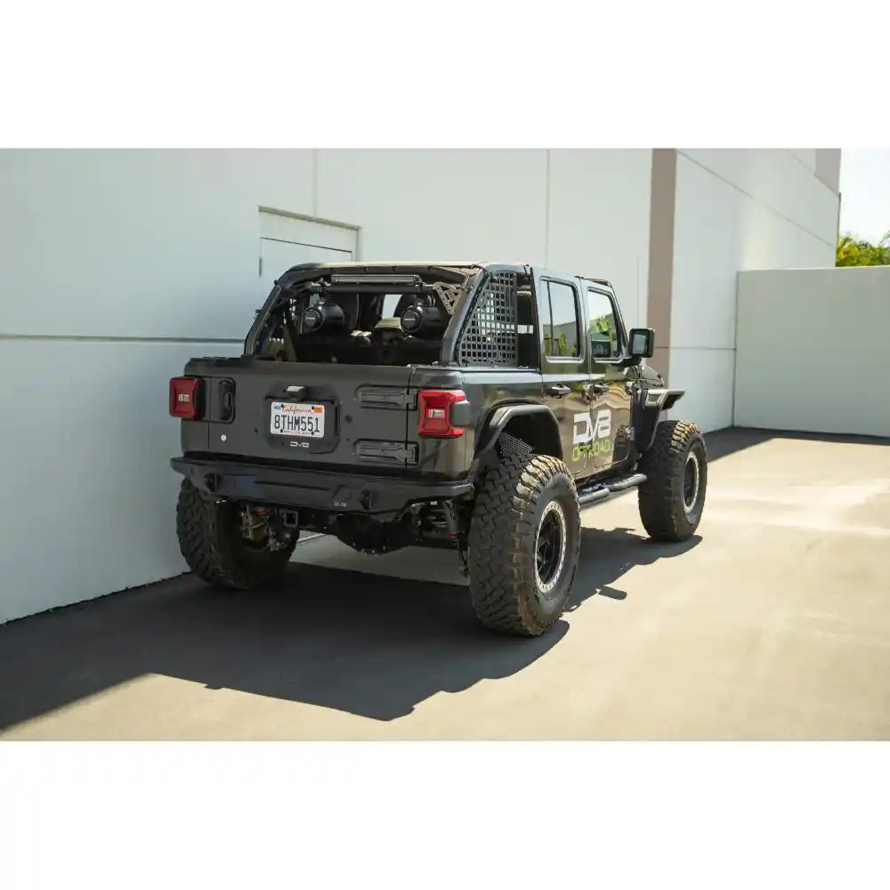 DV8 Offroad 2018+ Jeep Wrangler JL | OE Plus 4-Door Side Steps