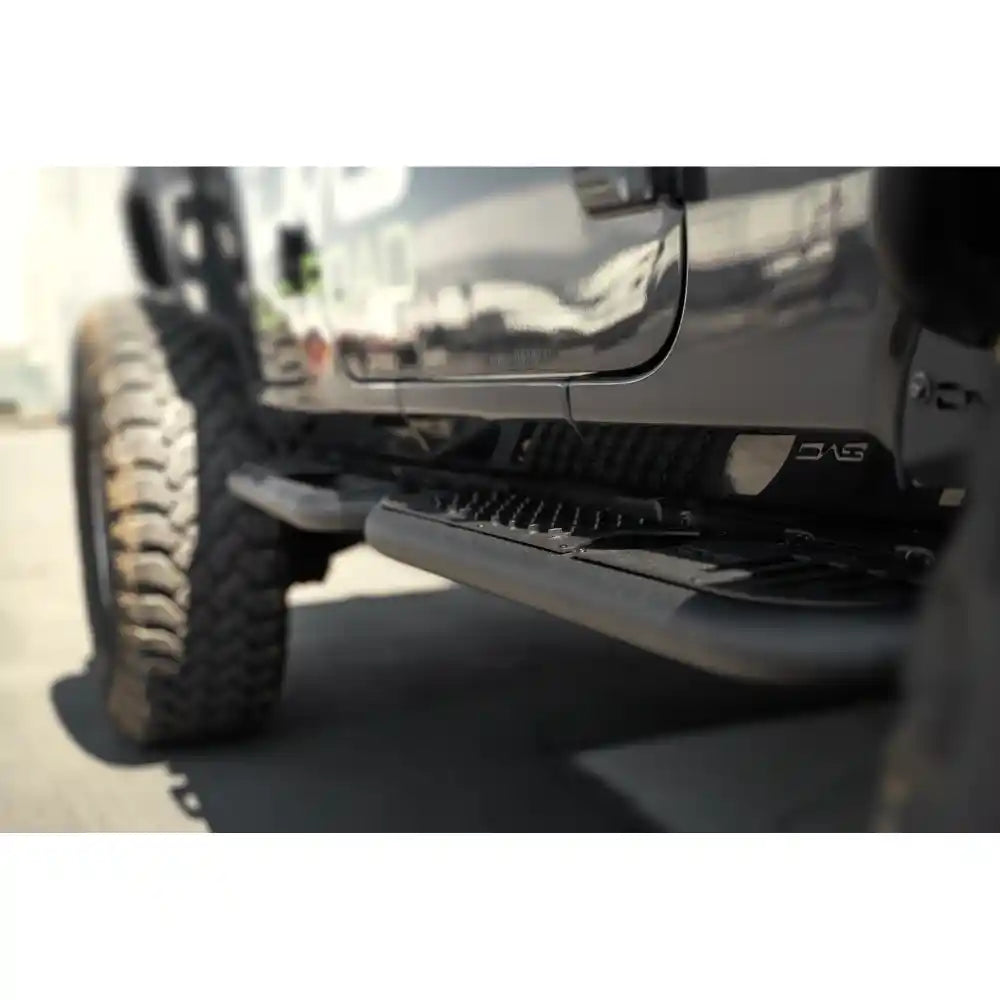 Close-up view of the JL step sliders