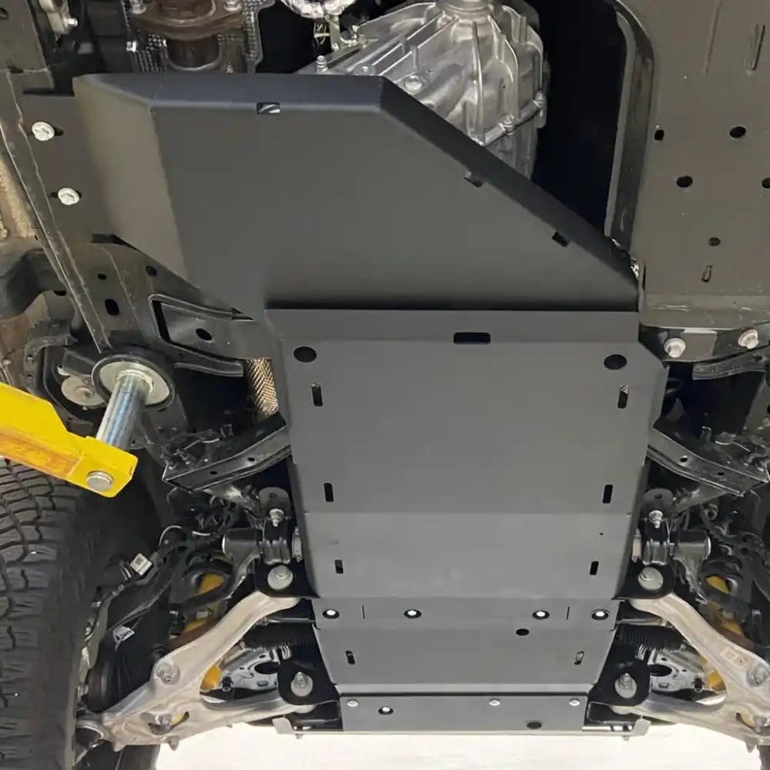 RCI Bronco Skid Plate Package Raw Aluminum