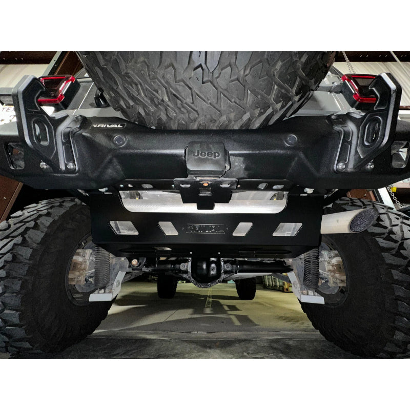 Rival 4x4 2018-2023 Jeep Wrangler JL Aluminum Muffler Skid Plate