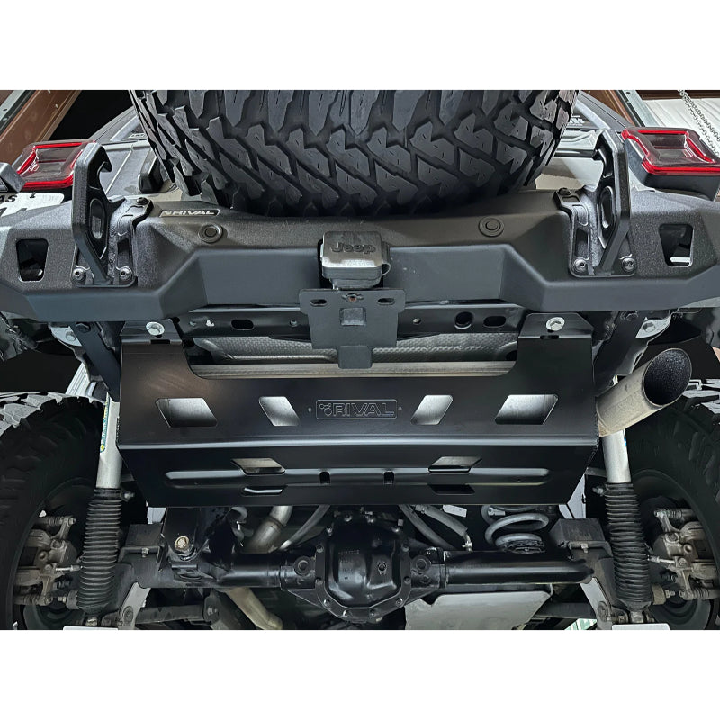 Rival 4x4 2018-2023 Jeep Wrangler JL Aluminum Muffler Skid Plate