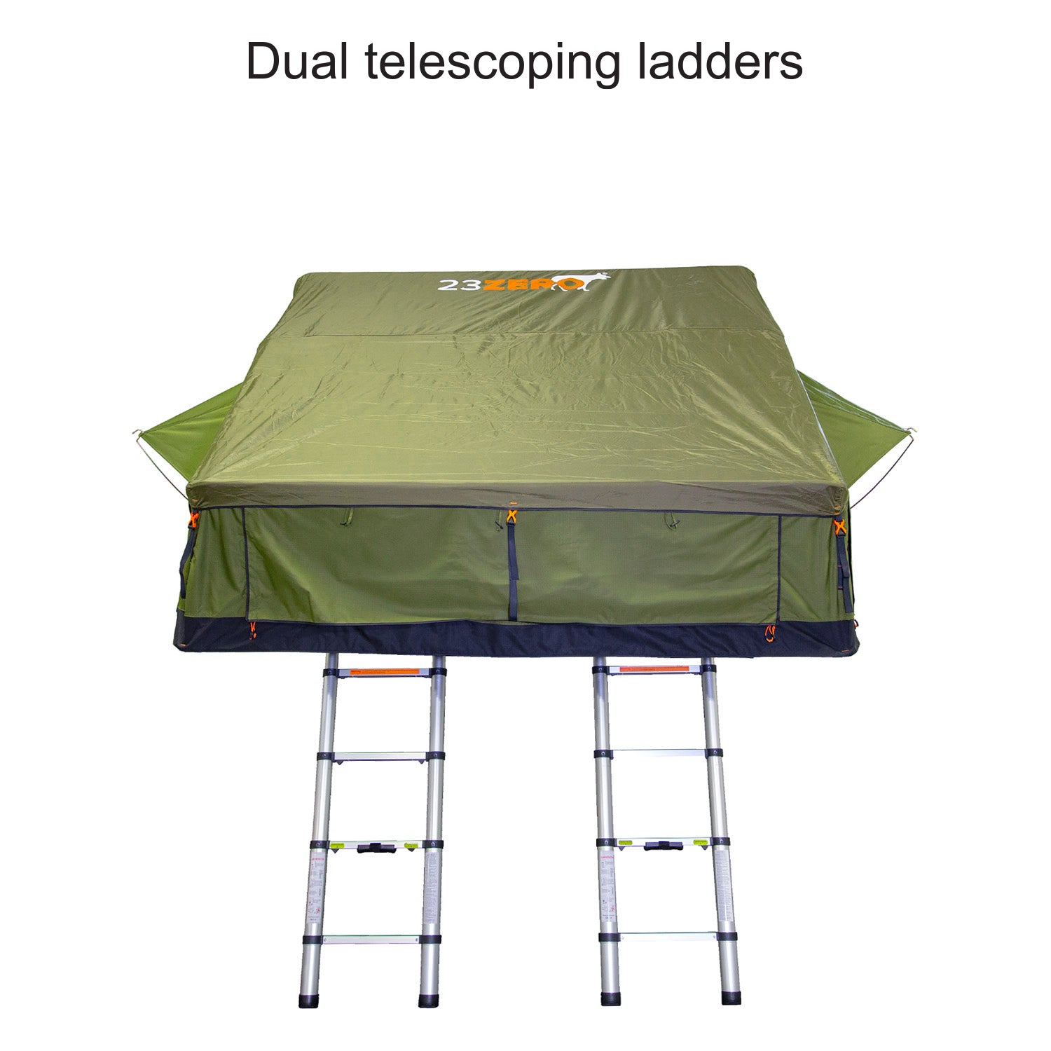 Tent Telescoping ladders view
