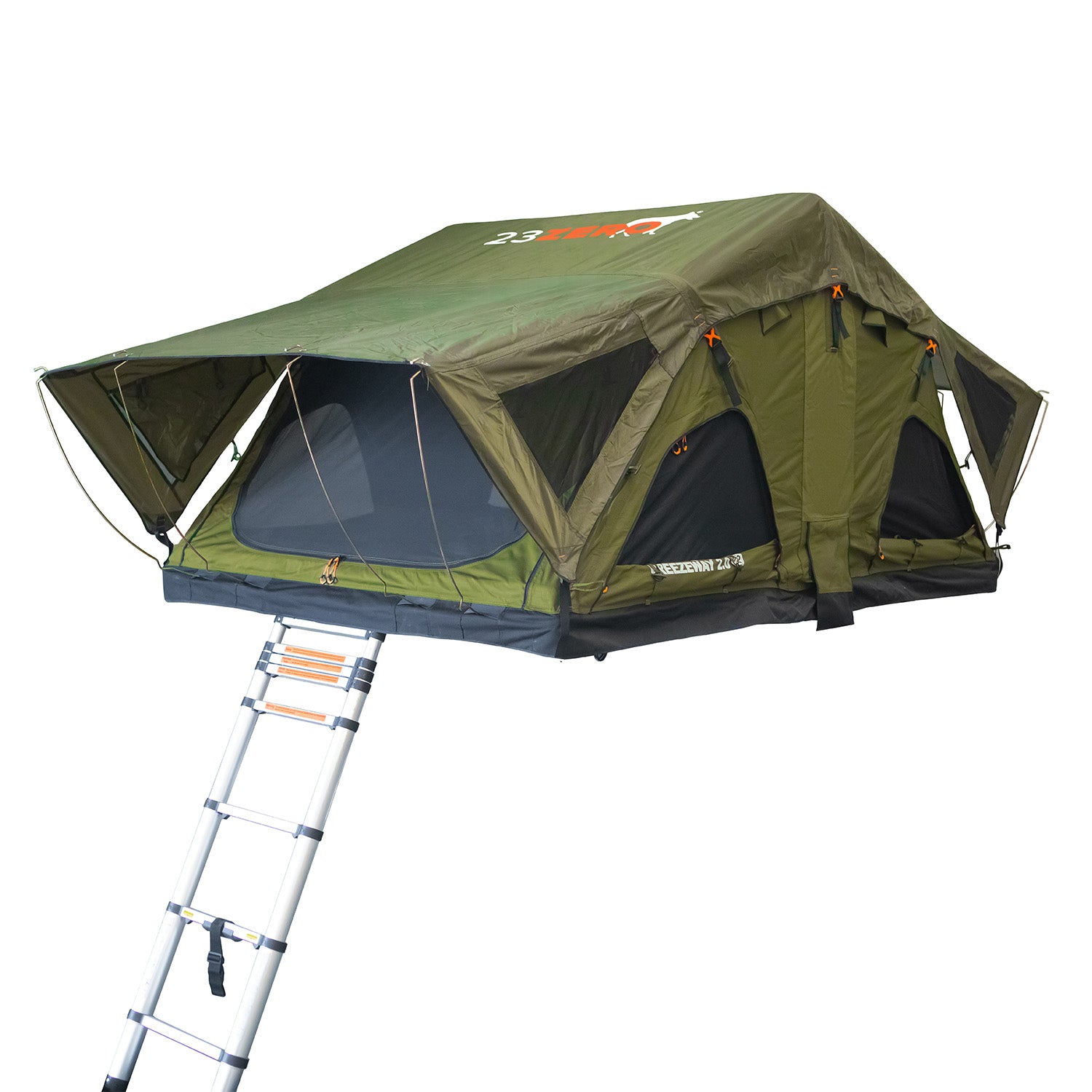 23zero breezeway soft shell roof top tent right side view 