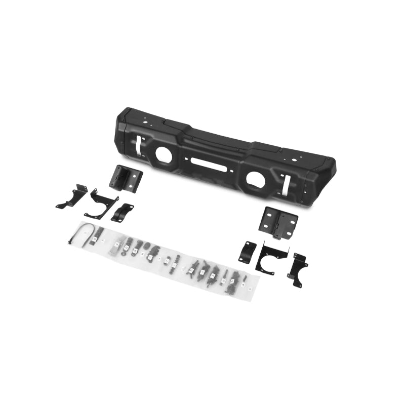 Rival 4x4 Jeep Wrangler JL JK and Gladiator JT Modular Stamped Steel Stubby Front Bumper