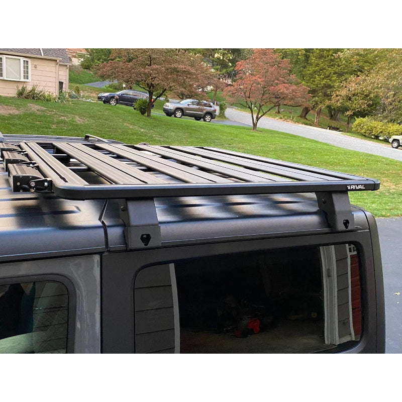 Rival 4x4 Jeep Wrangler JL 2-Door Aluminum No-Drill Roof Rack — ExtrailAuto