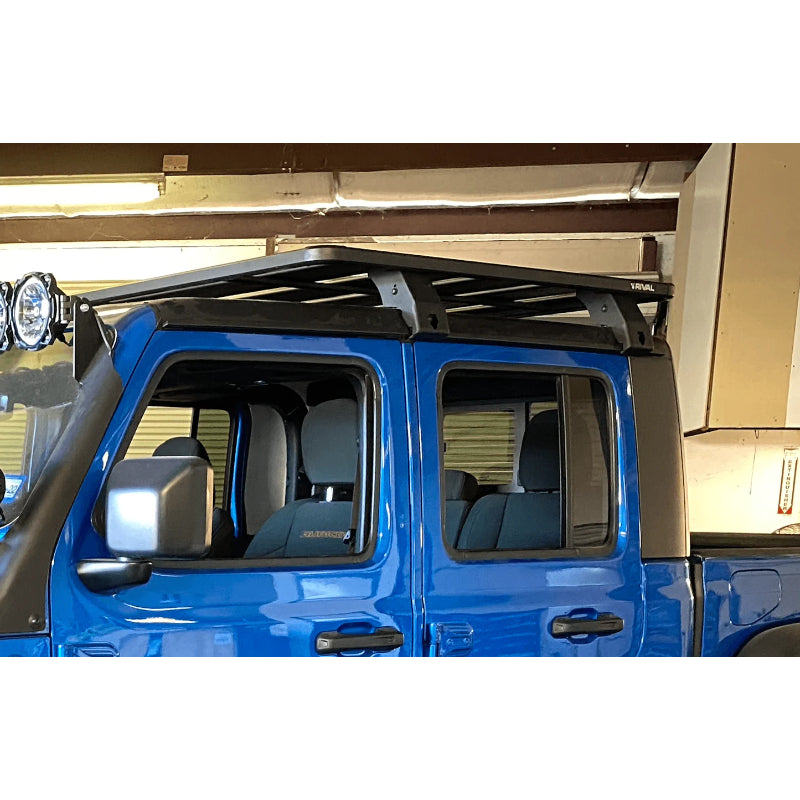 Rival 4x4 2020-2023 Jeep Gladiator JT Aluminum No-Drill Roof Rack