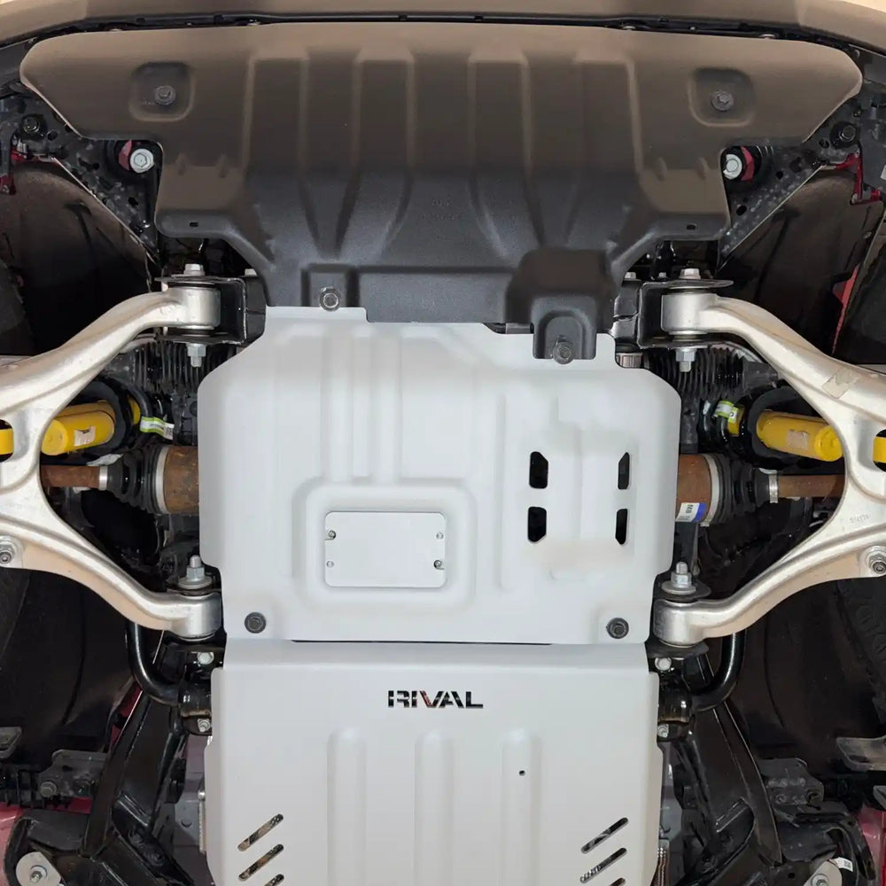 RIVAL Aluminum Engine Skid Plate 2024+ Ford Ranger, Raptor | 2021+ Ford Bronco 2Door 4Door