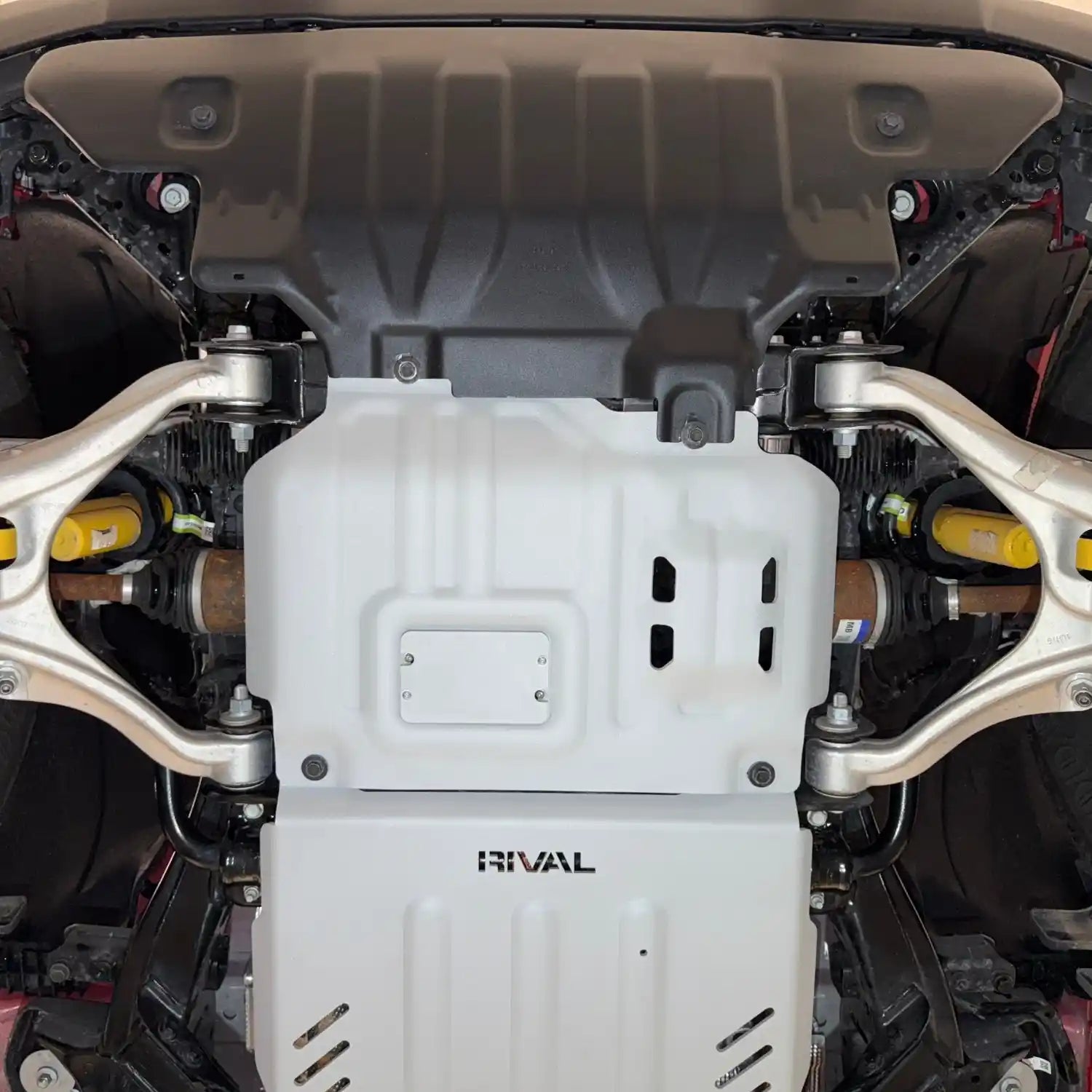 RIVAL Aluminum Engine Skid Plate 2024+ Ford Ranger, Raptor | 2021+ Ford Bronco 2Door 4Door