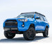 blue 4runner with trail edition cali rased sliders in white background