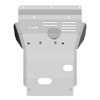 Skid plate with 'ASFIR' branding on a white background