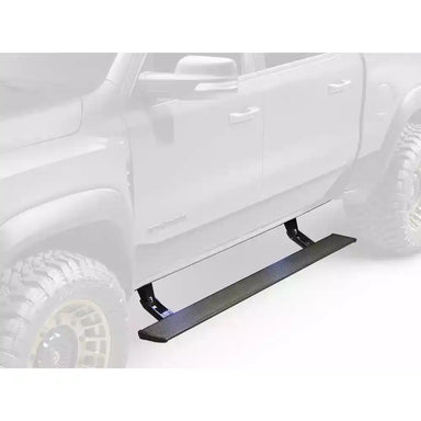 AMP automatic step slider on white background