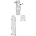 ASFIR 4x4 JL 4XE skid plate kit components layout