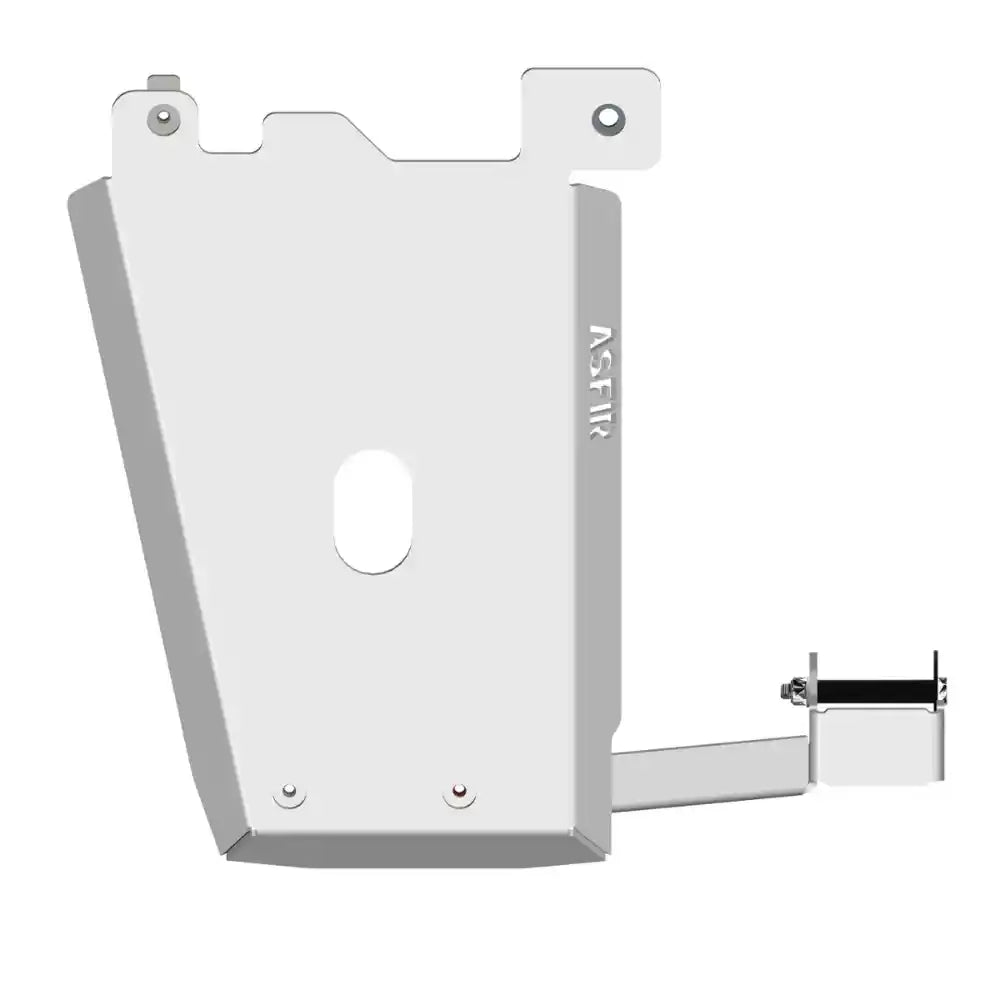 Asfir 4x4 6mm laser-cut aluminum transfer case skid plate bare isolated for 5th gen 4Runner