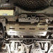 Asfir 4x4 Ford Bronco Exhaust Skid Plate installed - 6mm aluminum protection