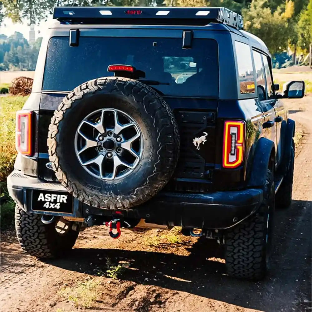 Asfir 4x4 Ford Bronco Roof Rack - 28lb lightweight aluminum bolt-on base rack