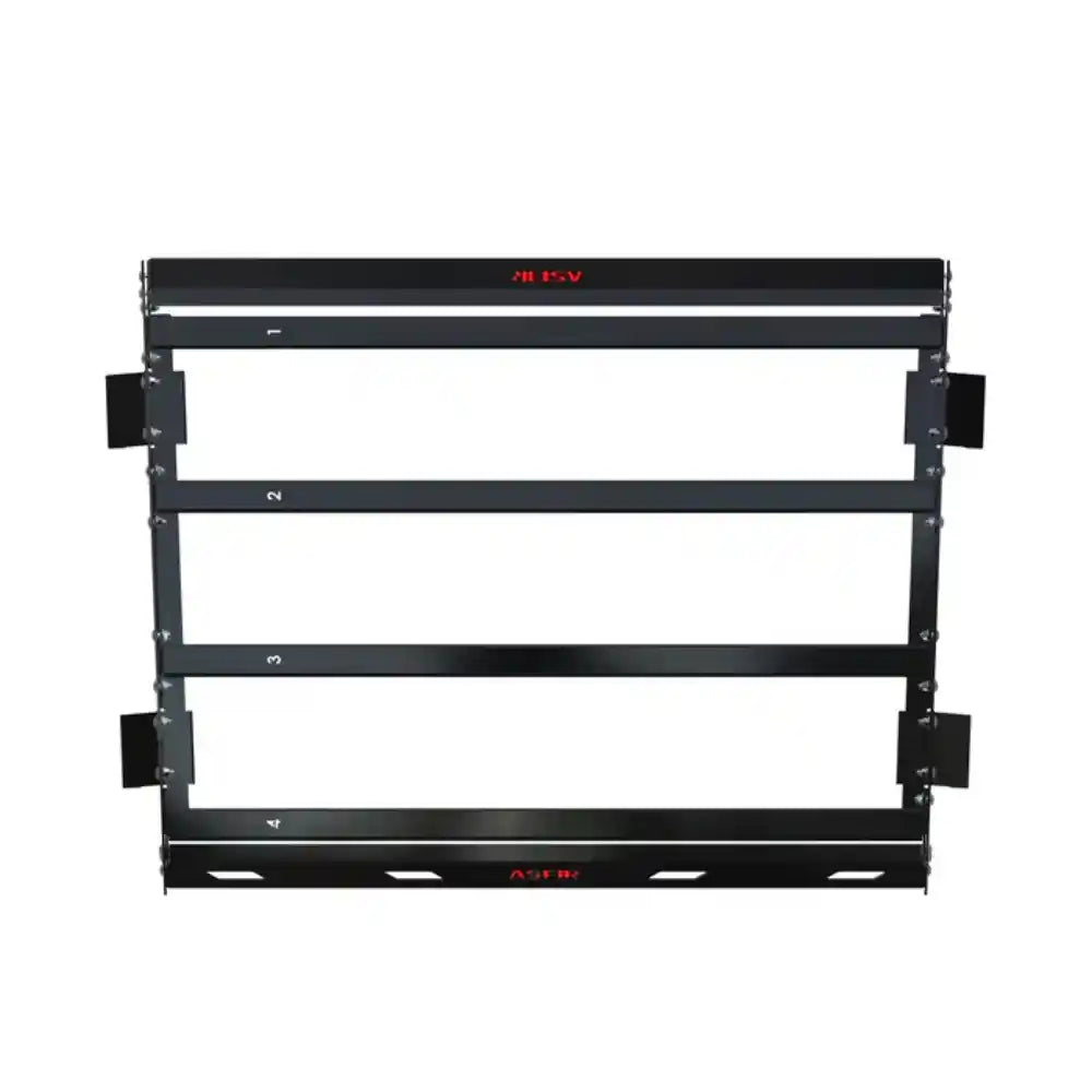 Asfir 4x4 Ford Bronco Roof Rack - black aluminum base rack system