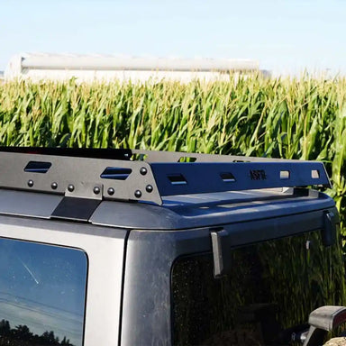 Asfir 4x4 Ford Bronco Roof Rack in action on off-road adventure