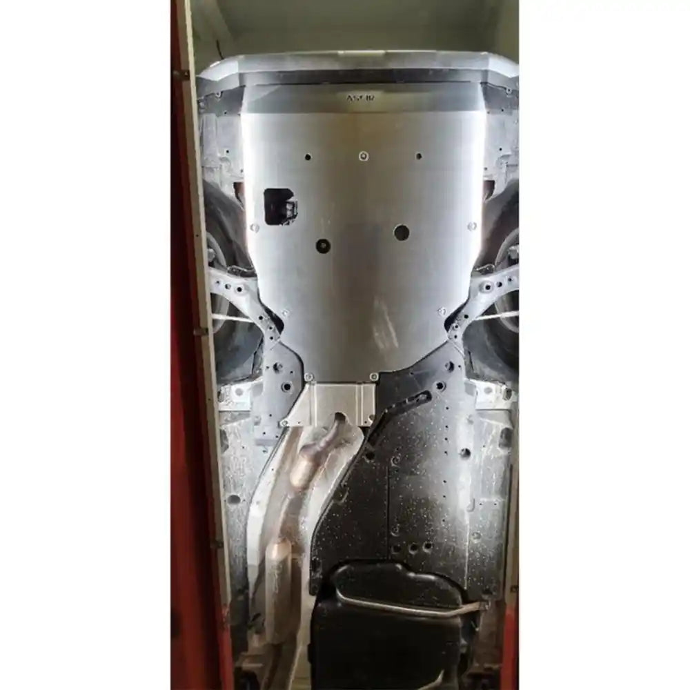 Asfir 4x4 Toyota RAV4 / Highlander hybrid underside with installed skid plate