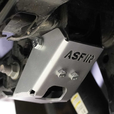 Asfir 4x4 radius arm skid plates installed protecting suspension on 2025+ 4Runner