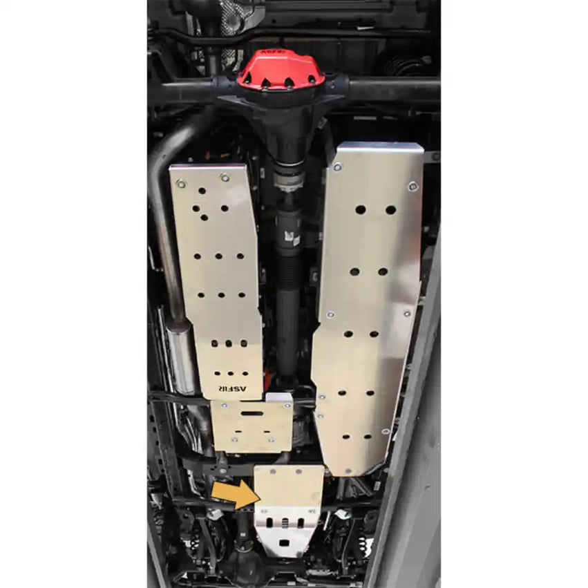 Asfir 4x4 Jeep Wrangler JL Engine Skid Plate Angle View