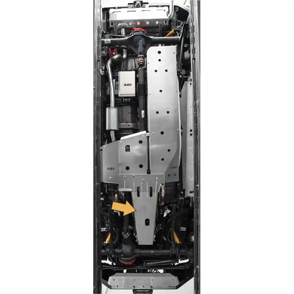 Asfir Jeep Wrangler JK underbody protection – engine area