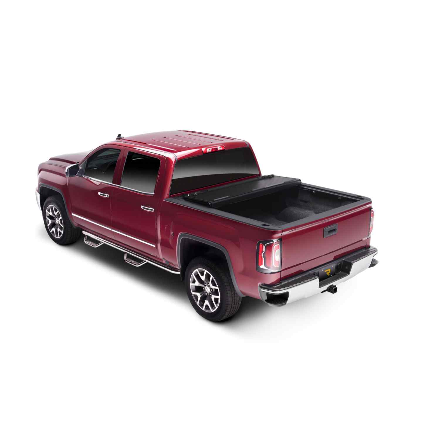 FiberMax Sierra tonneau cover full open view