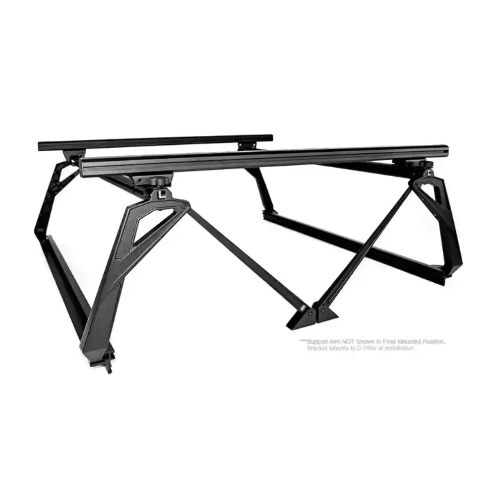 Black ACS forged bed rack on a white background