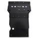 Black RCI Offroad engine skid plate, front view