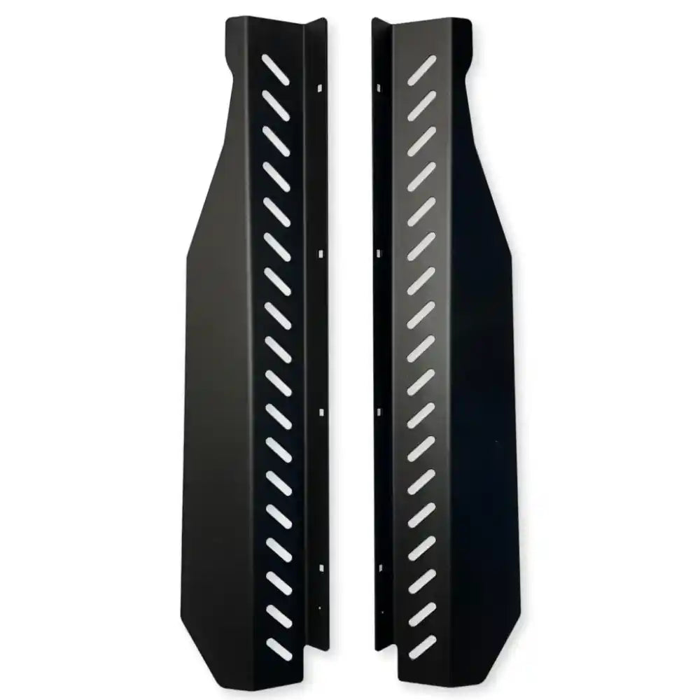 Black RCI catalytic guards – side-by-side vertical view