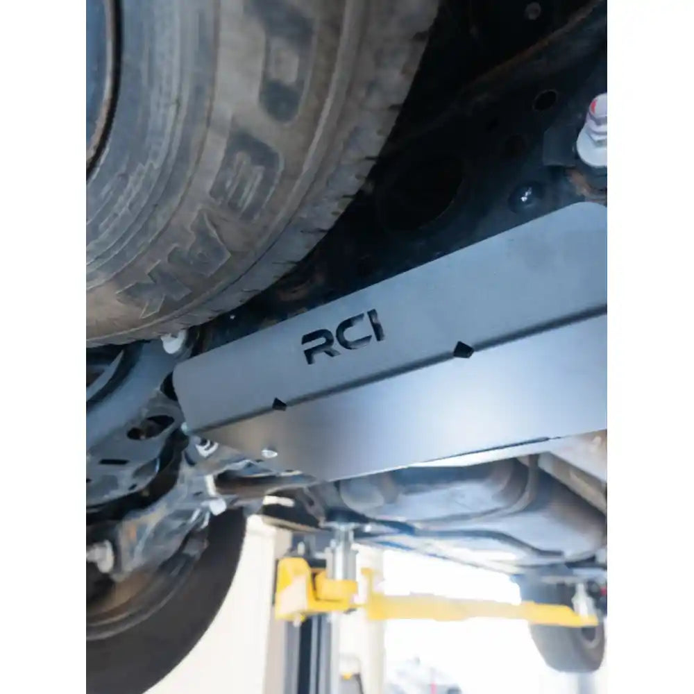 Black RCI rear differential skid plate alone