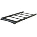 Black metal Strata 148 High roof rack on a white background