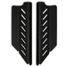 Black powder-coated RCI catalytic guards set