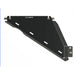 Black powder-coated RCI hybrid transfer case skid plate for 2024+ Tacoma, angled product view