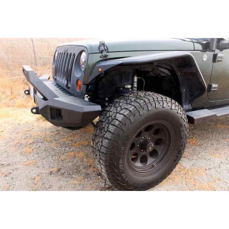 Body Armor 2007-2023 Jeep Wrangler Jk/Jl And Gladiator Jt Orion Front Bumper (Excl 4Xe) Closed Side View