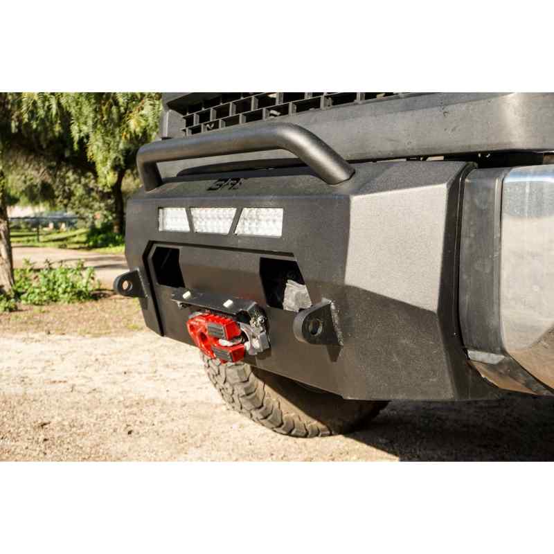 Body Armor 2014-2021 Toyota Tundra Hiline Front Winch Bumper Closed Left View