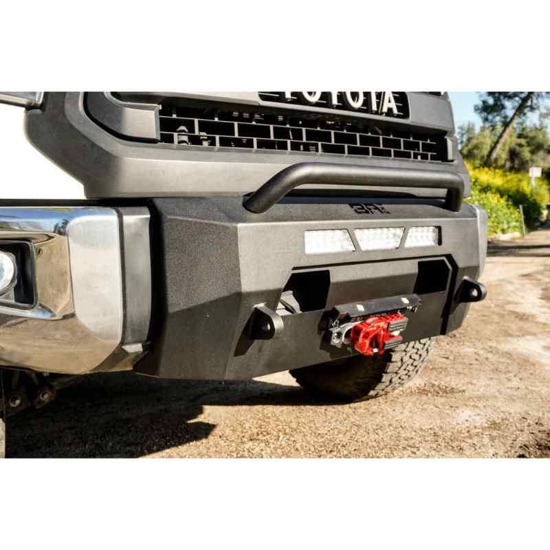 Body Armor 2014-2021 Toyota Tundra Hiline Front Winch Bumper Closed Right View