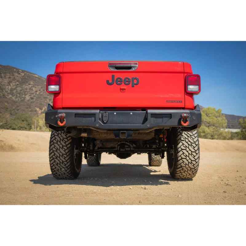 Body Armor 2019-2023 Jeep Gladiator Jt Gladiator Rear Bumper Installed View