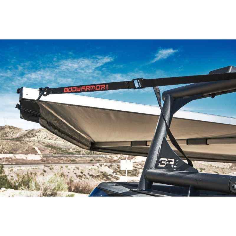 Body Armor Sky Ridge 270 Awning With Mounting Brackets Side View
